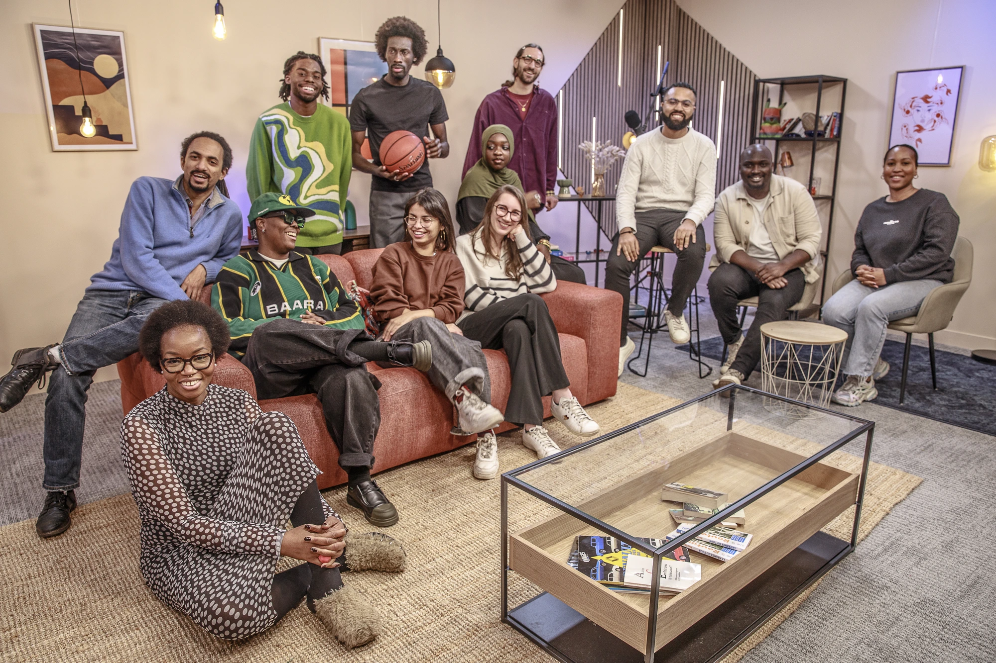 La deuxième promotion du Lab des médias en studio